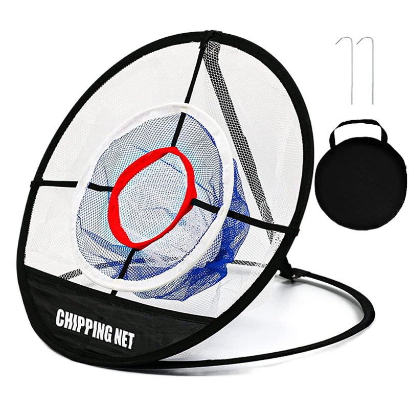 Fabricante en stock Golf llamativo Red de corte de la bola de práctica neta de entrenamiento de Golf Swing entrenador neto