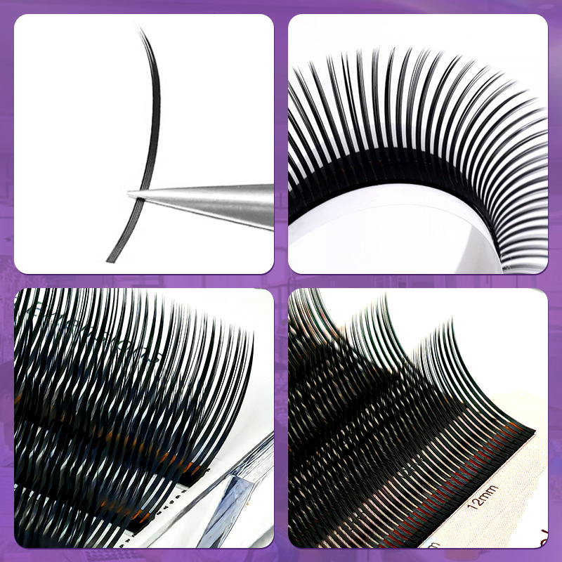 Fábrica personalizada 5D injerto de pestañas cómic flores hadas camellia flor única hadas belleza tienda de pestañas