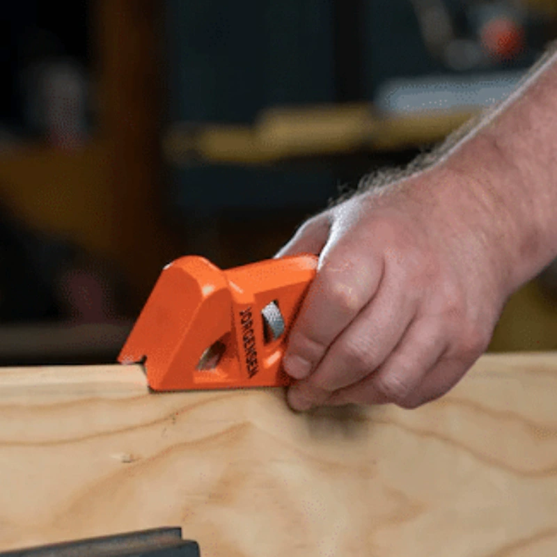 Деревообрабатывающий фаски для обрезания DIY для обрезания 45 градусов R-угол двойной деревянный строгатель для вытирания углов