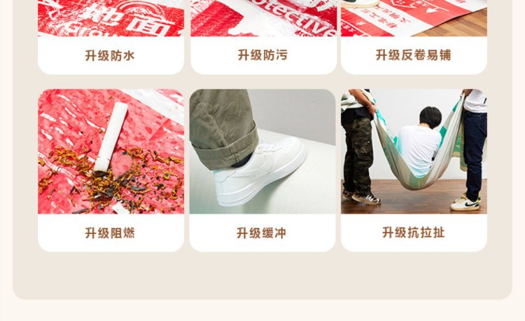 Decoration Floor Protection Film, Floor Tiles, Ceramic Tiles, Floor Mats, Floor Film, Protective Film, Home Decoration Floor Covering, Disposable Protective Mat