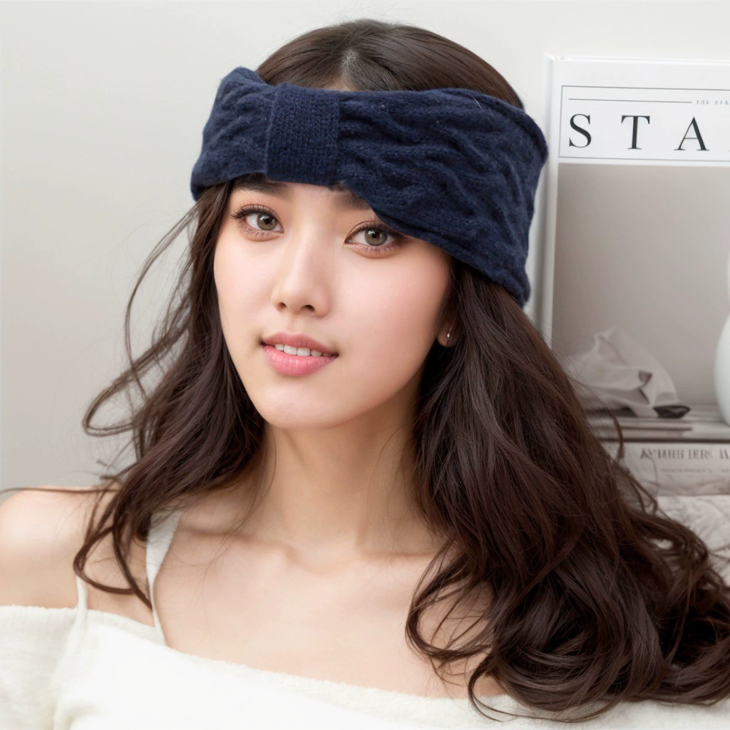 Европейский, американский и канадский бархатный бант шерстяная лента для волос трикотажный наушники для волос