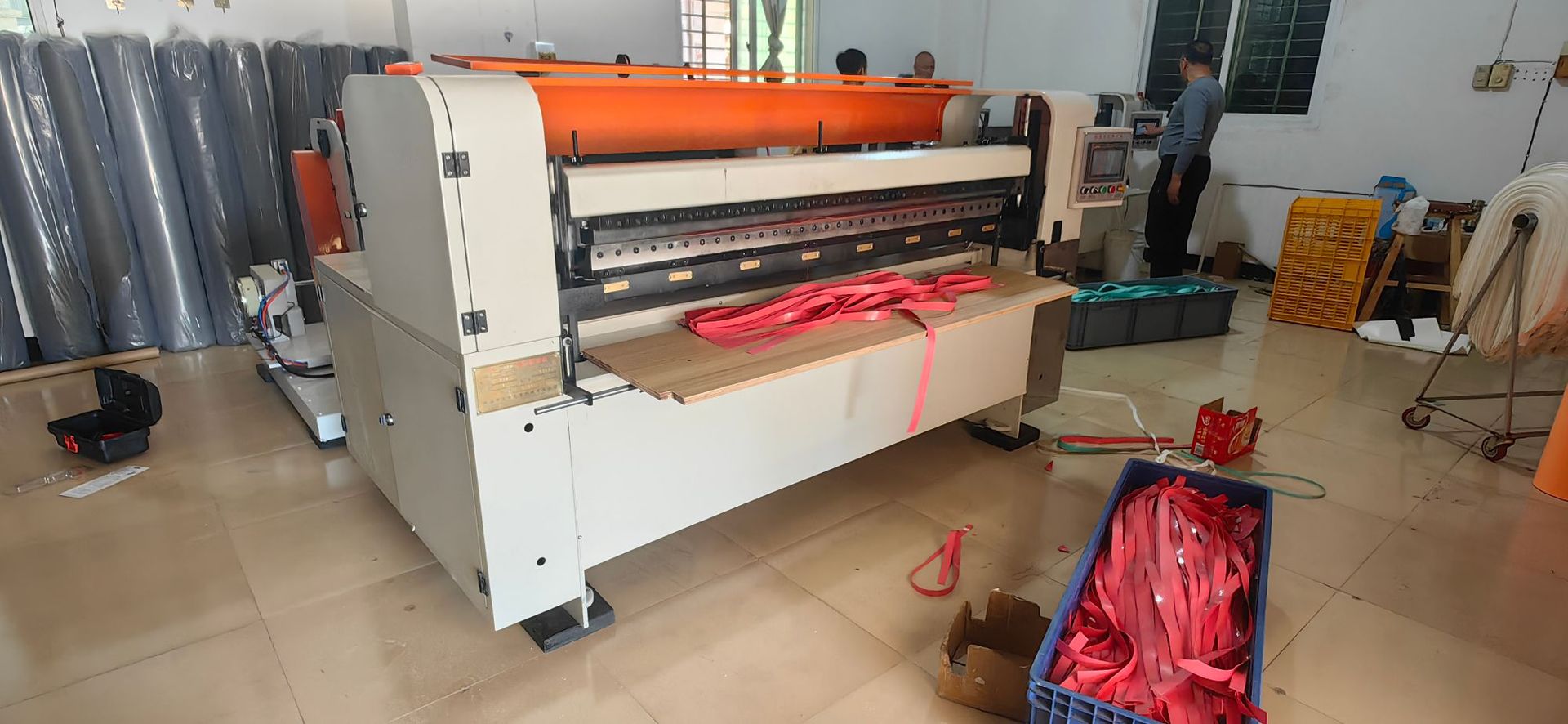 羽毛球拍吸汗带切片机