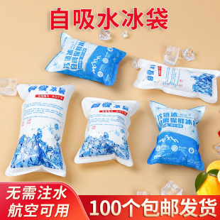 Manufacturer Wholesale Self-Priming Ice Packs for Food Freezing, Fresh Food Cold Chain Ice Packs, Absorbent Ice Packs, Fresh Food Cold Chain Ice Packs