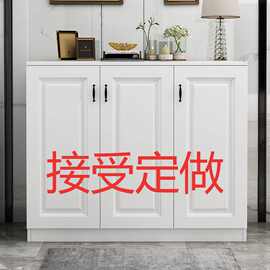 定做鞋柜家用储物柜大容量收纳柜入户门口鞋架阳台一体客厅阳台柜