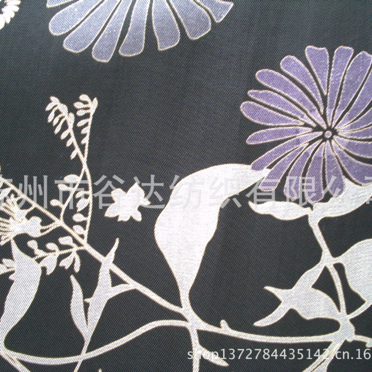 粘胶里料印花/全人丝平纹/斜纹里料75D人丝*100D人丝