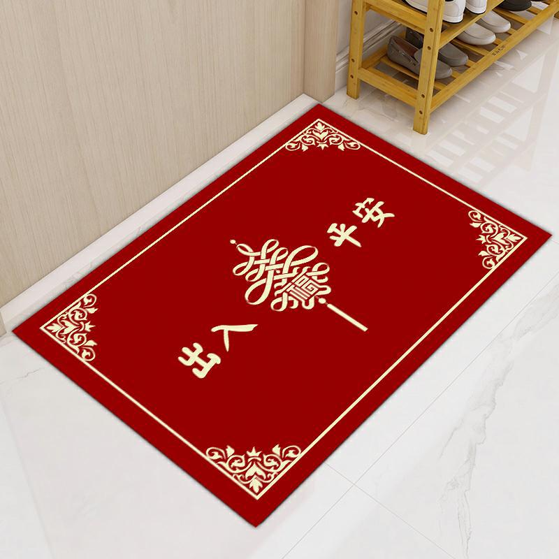 Crystal Velvet Household Door Mats, Floor Mats, Hall Bathroom Floor Mats