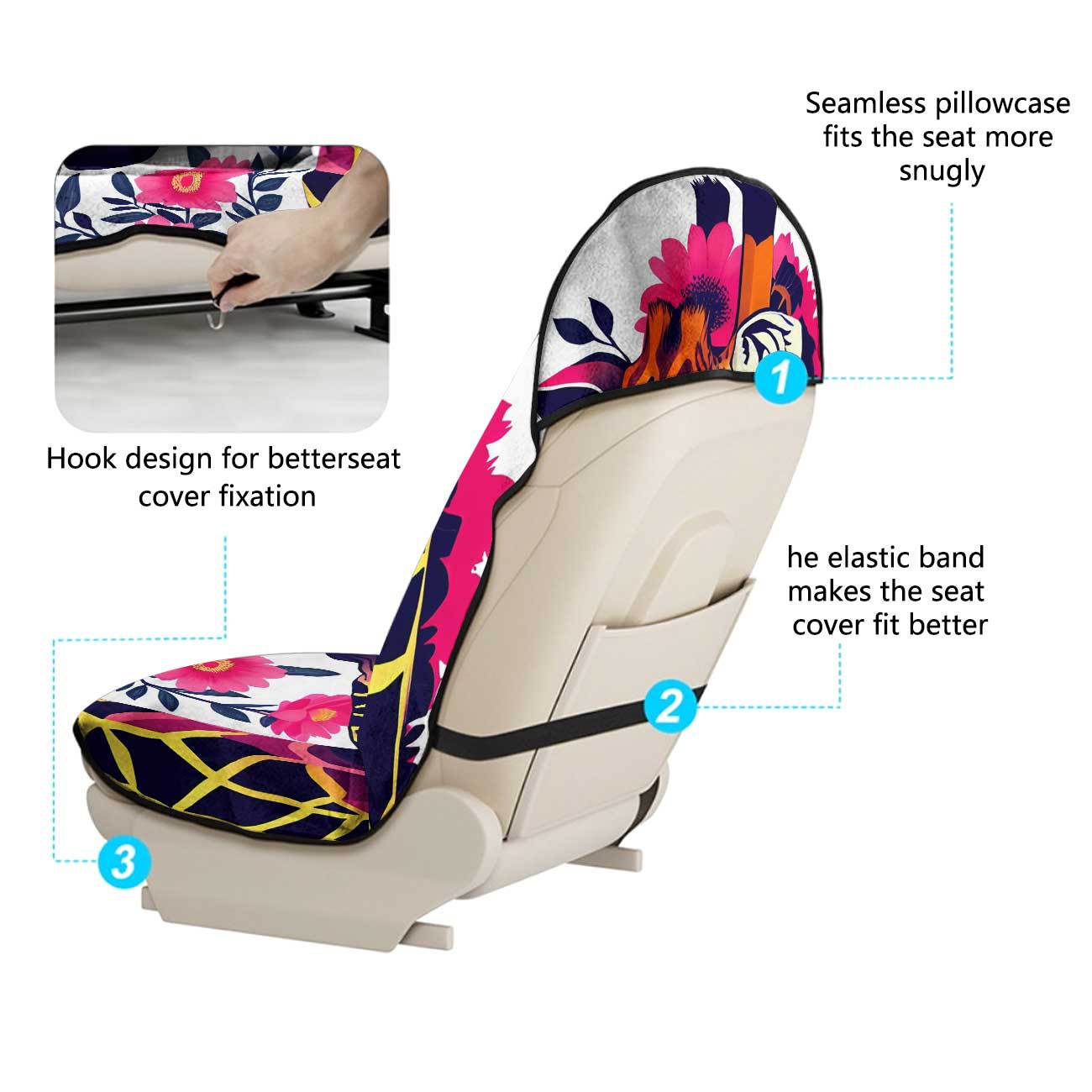 Car seat towel cover front seat protector suitable for gym and exercise, universal for all seasons, car use 44