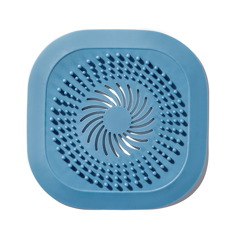 Fregadero de cocina cubierta de drenaje de piso de silicona desagüe del baño Filtro Anti-Cabello boca de alcantarillado Filtro Anti-bloqueo neto