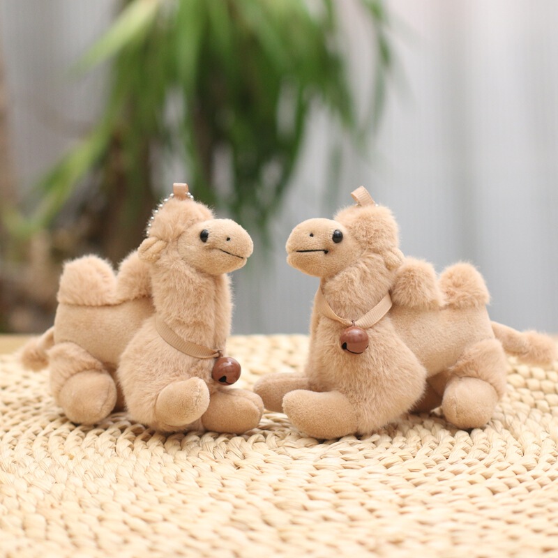 Cute and Adorable Desert Camel Plush Toy Doll Bag Pendant Keychain Stuffed Animal Doll
