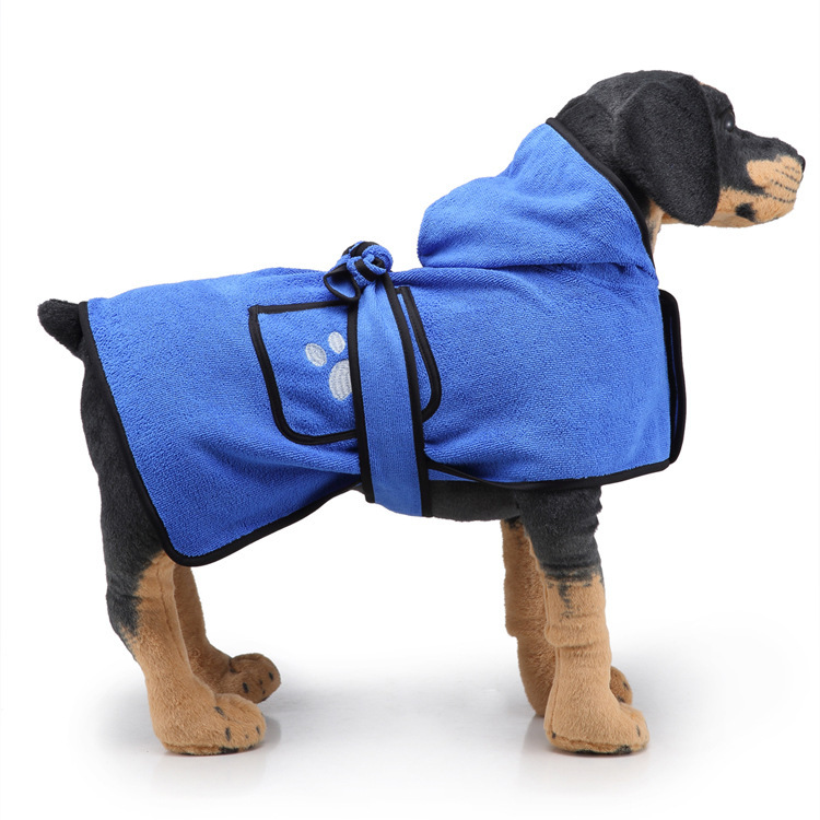 Universal Absorbent Dog Bathrobe And Pet Towel Blanket For Dogs_voghion.com