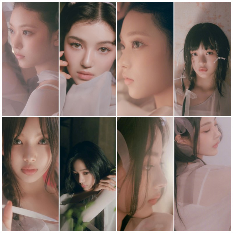 N j 2nd EP Photo预告同款不干胶海报 墙贴画 装饰画 明星周边