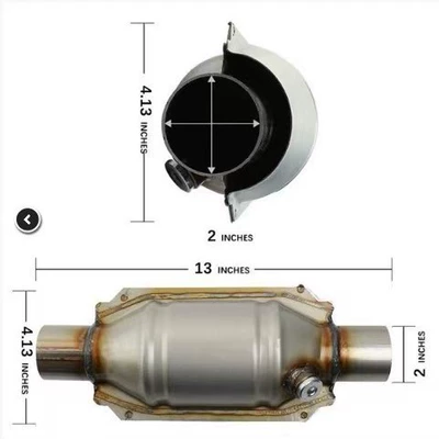 Katalizator universal catalytic converter with O2