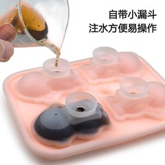 外貿硅膠太空人冰格宇航員冰格冰球網紅雪糕冰淇淋冰球輔食盒模具