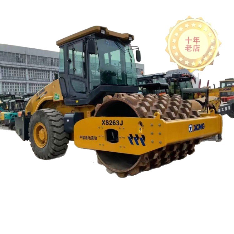 Fábrica directa de venta de rodillos de 8 toneladas de maquinaria de construcción de segunda mano rodillos de vibración 89% nuevos