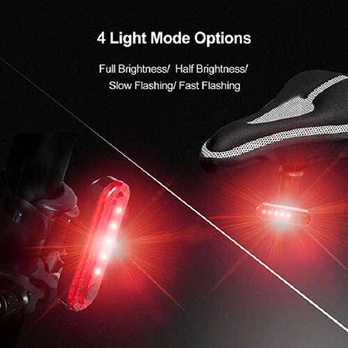 Bicycle Tail Light Wholesale Accessories USB Charging High Bright Night Cycling Mountain Bike Lighting 056LED Warning Tail Light