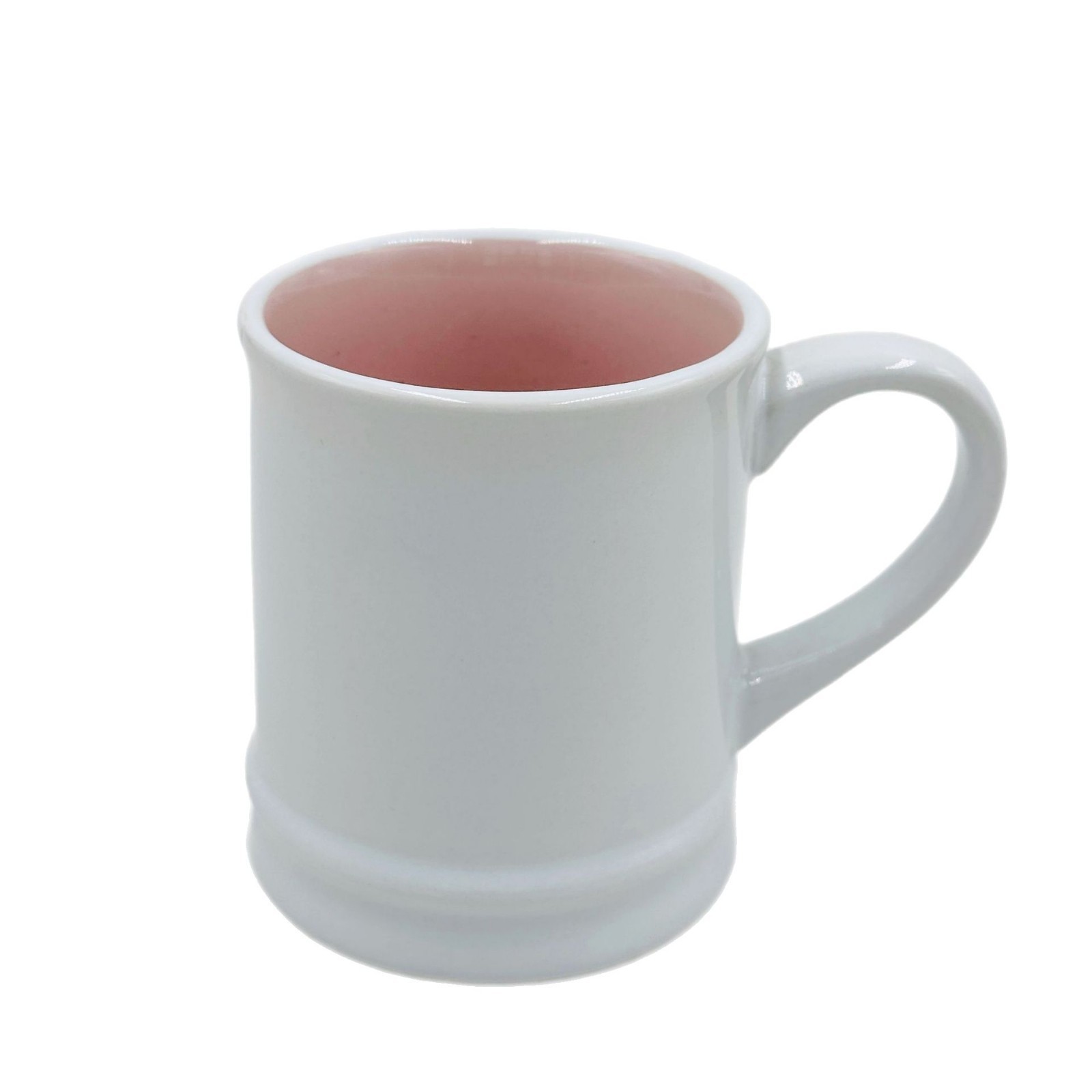 Taza de café bicolor transfronteriza fuente de fábrica personalizada logotipo día de la madre taza de regalo creativa simple taza de café de cerámica