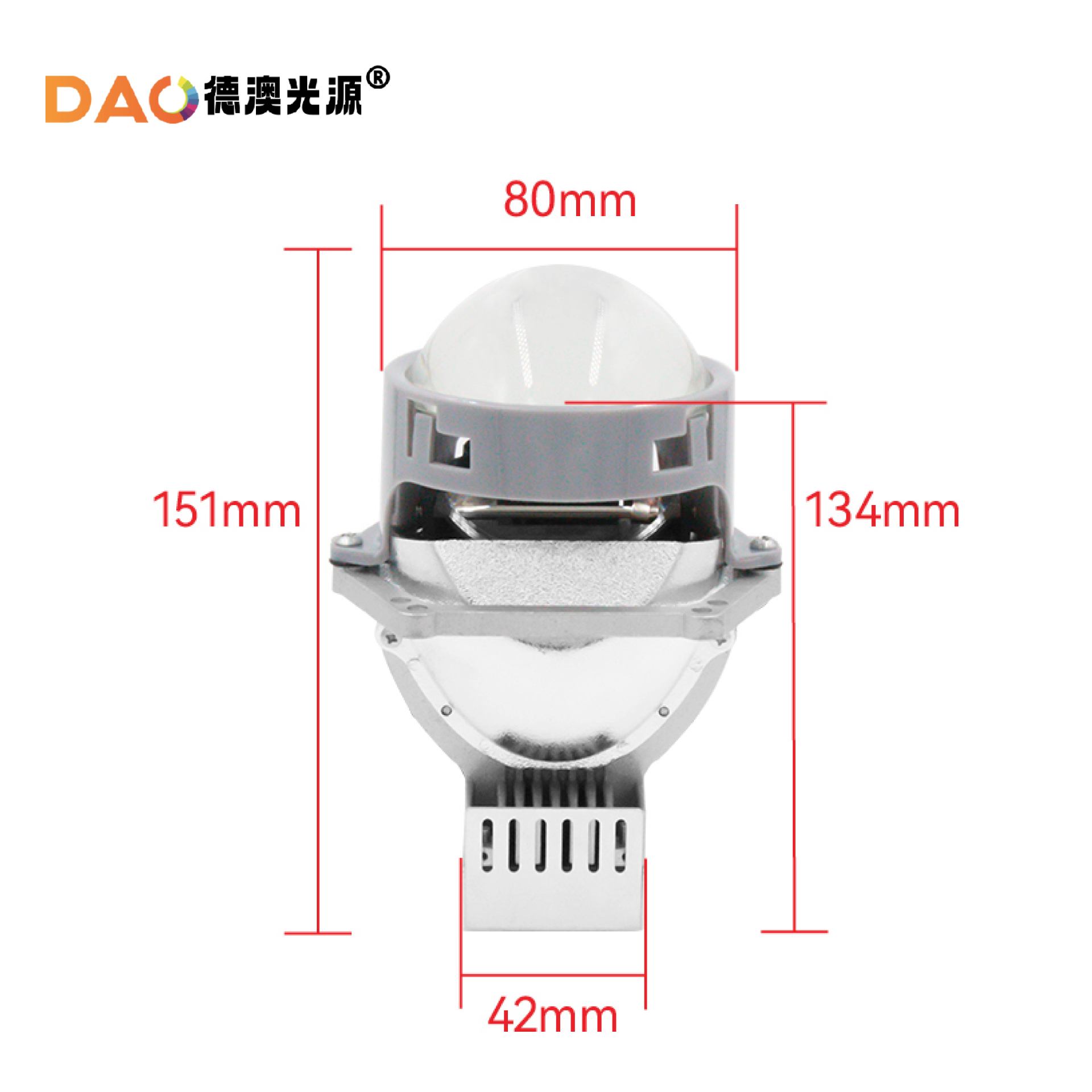 Fábrica popular recomendar nuevo led3.0 lejos y cerca integrado doble lente de luz bajo haz 65W alto 75W modelo universal