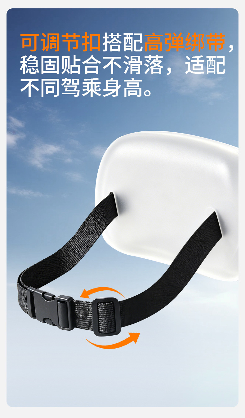 Factory-customized car massage headrest and lumbar support, electric neck pillow, electric memory foam headrest, car backrest cushion and lumbar support