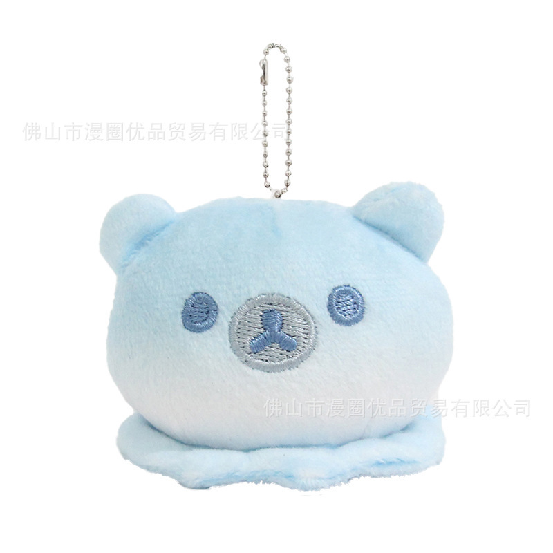 日本海洋シリーズ クマ兄弟 クマ妹 クマ弟 タコクマ ぬいぐるみ かわいい人形 ペンダント バッグ キーホルダー|undefined