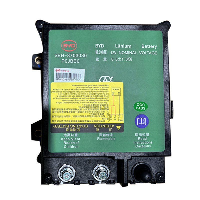 Brand New Byd Tang Dedicated Low-Voltage Starting Battery Seh-3703030 Lithium Iron Phosphate Battery