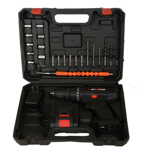 Cross-border electric drill tool set multi-functional household hand drill 21V electric tool high-power impact drill