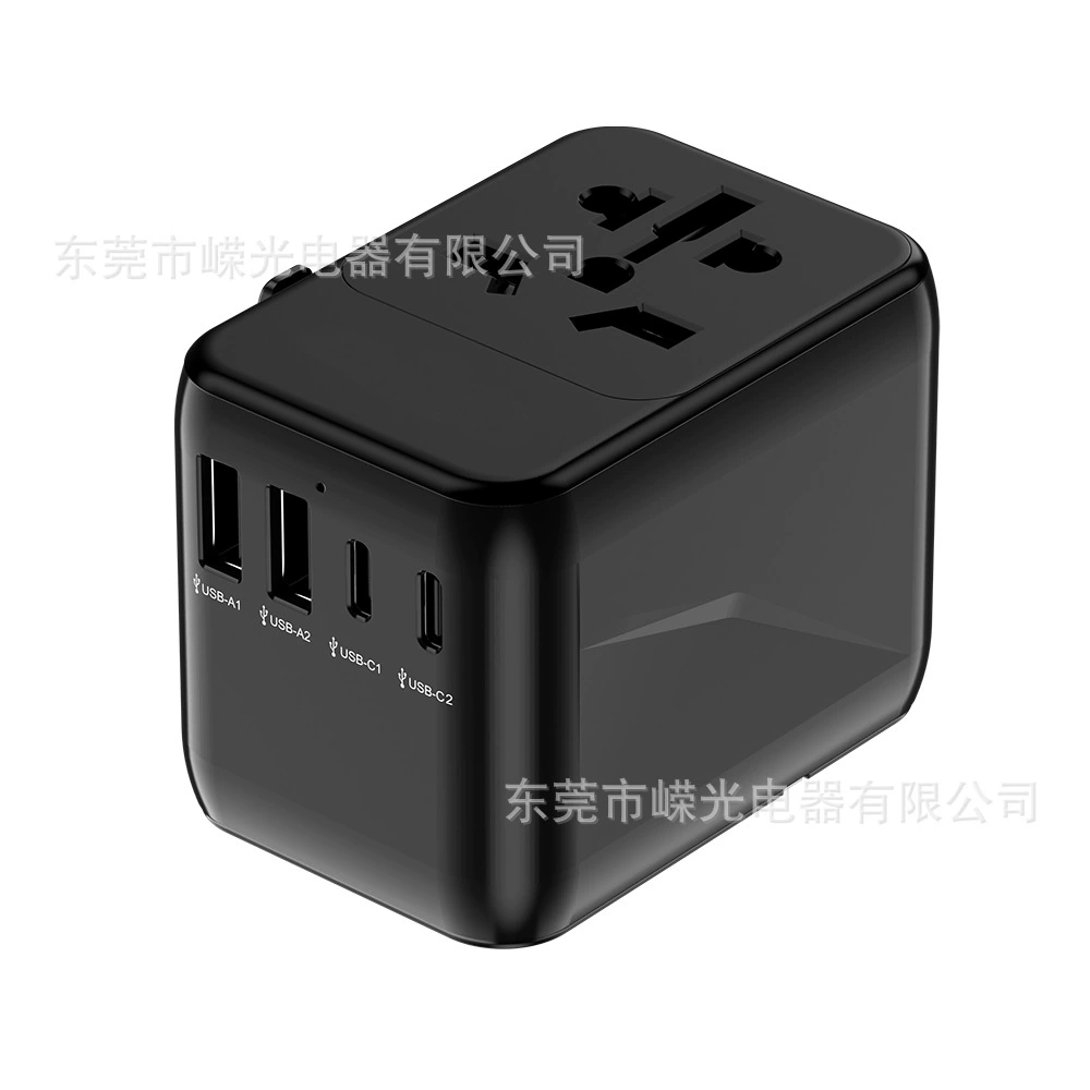 Многофункциональный переходник 5V 4.2A 21W, быстрая зарядка Type-C, стандарты: Великобритания, Европа, США, Австралия (модель 651UC)