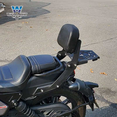 folding backrest adjustable backrest modified – Motorcycle tail - v-ba-250-simple-backrest-tail-frame-backrest-angle-can-be-fine-tuned