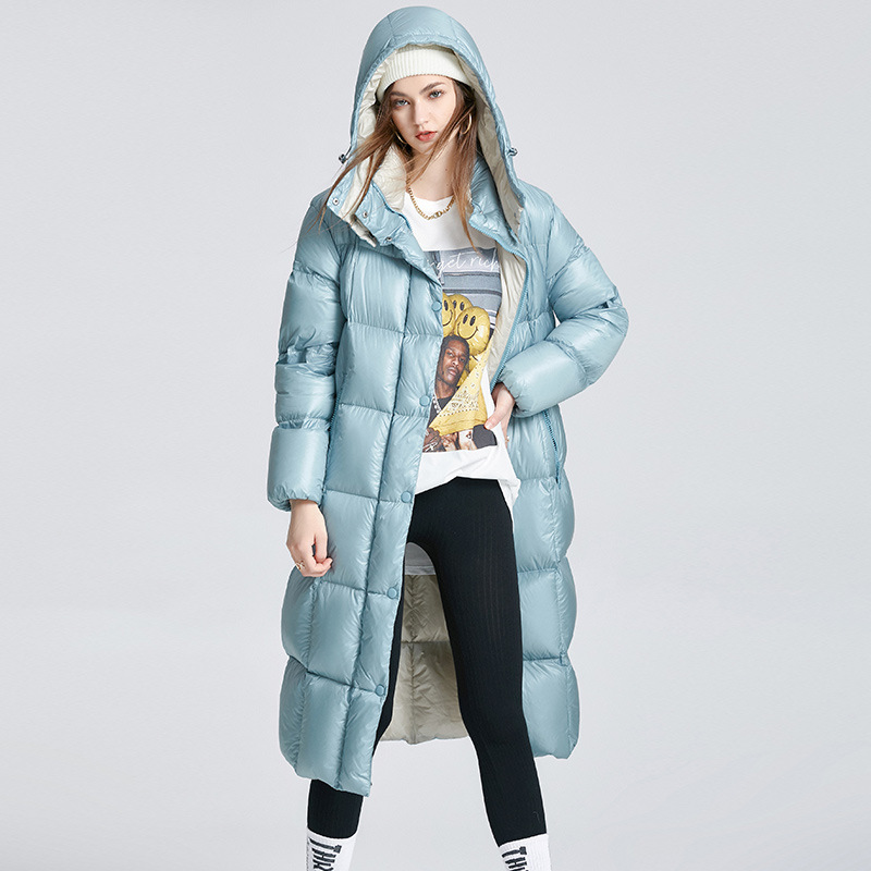 Keep warm windproof velvet down jacket