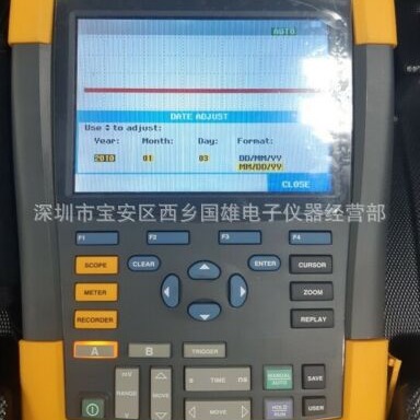 供应福禄克FLUKE190-102双通道示波表F190-202手持式数字示波器