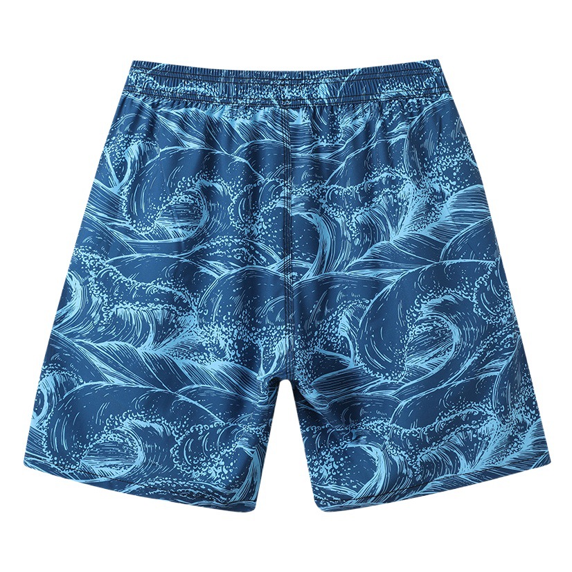 Shorts de playa para hombre, corte holgado, talla grande, ideales para rafting, natación, surf, viajes, shorts de baño de secado rápido.