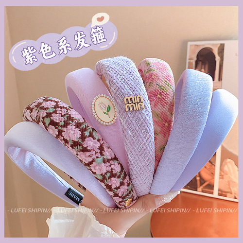 Chanel-style French hair clip, light luxury high-end headband, dopamine-boosting hair accessories for tidying up loose hair, suitable for daily wear, women's hair clip