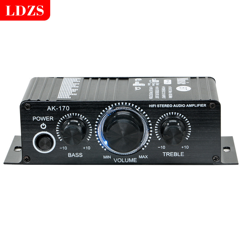 Ak-170 Bluetooth Mini Amplifier Professional 2.0 Channel Home Digital Amplifier Audiophile-Grade Audio Amplifier Ak-170 Bluetooth Mini Amplifier Professional 2.0 Channel Home Digital Amplifier Audiophile-Grade Audio Amplifier