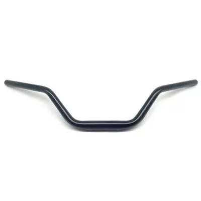 Applicable to the retro motorcycle GV300 Wuji young lion 500 Zongshen RE3 reducing handlebar (Motorcycle Safety Supplies) - high-reducing-handlebar-black