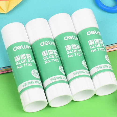 Deli 7102 solid glue large strong glue 21g high viscosity student odorless safety handmade glue glue stick