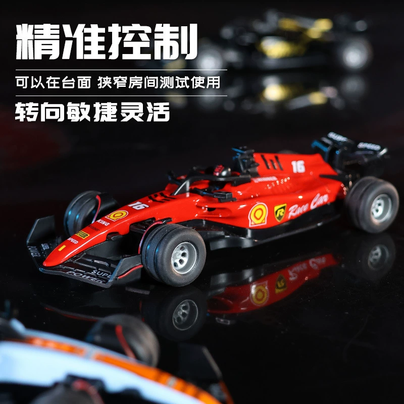 Радиоуправляемая гоночная машина 1:64 металлическая с подсветкой