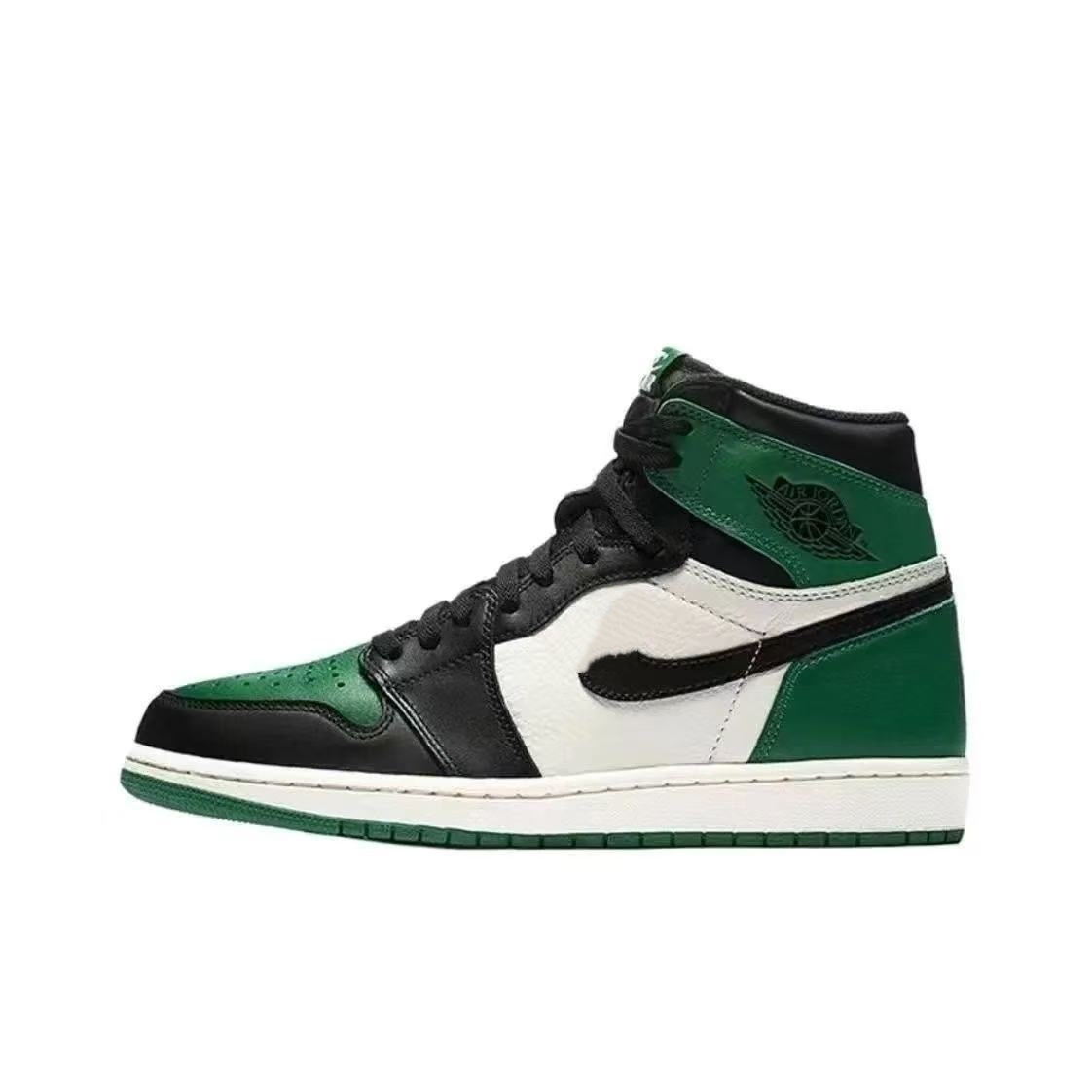 Comercio exterior AJ1 zapatos blancos y negros panda zapatos de baloncesto de alto tamaño Joe1 azul blanco puro de Carolina del Norte pareja zapatos casuales image 17