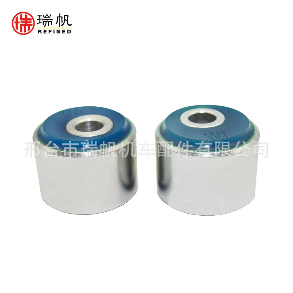 Pubush控制臂浇注聚氨酯定制件粘铁壳偏心推力杆衬套定制悬挂件