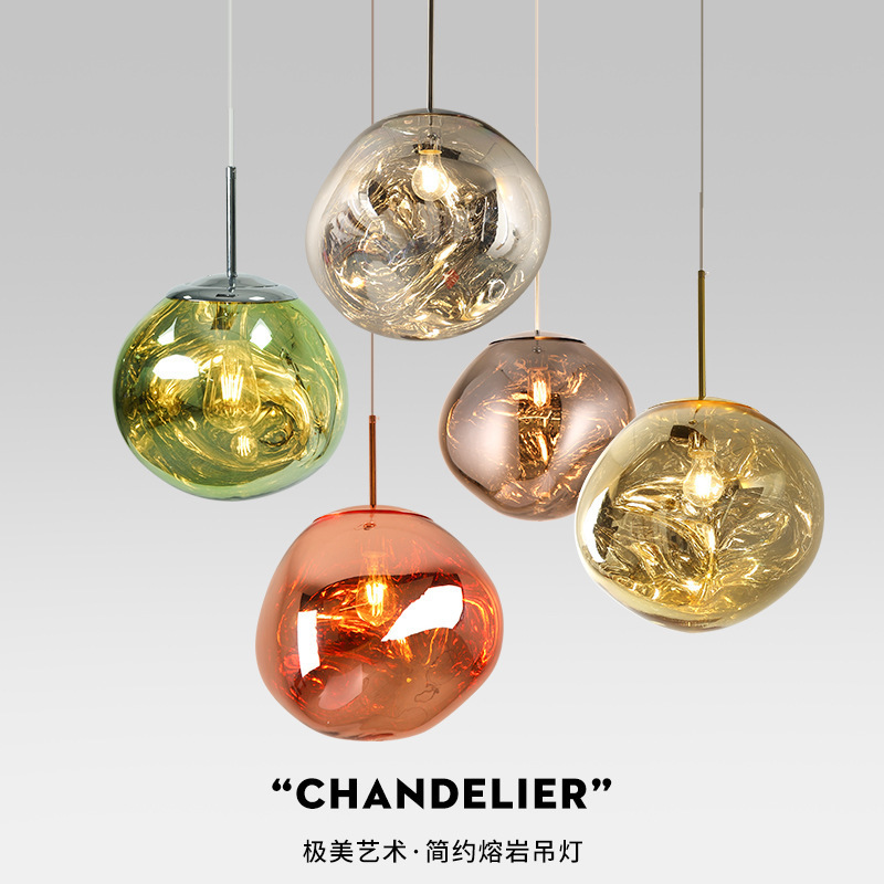 Nordic Lava Chandelier Clothing Store Bar Counter Modern Creative Personality Chandelier Staircase Restaurant Corridor Lava Lamp