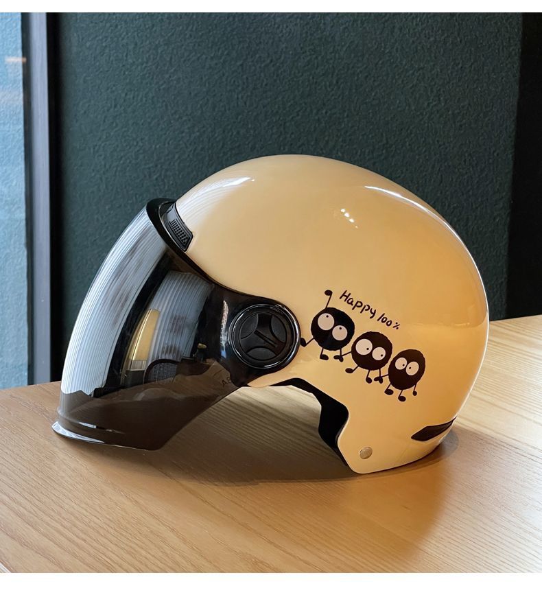 3C Certified Electric Motorcycle Helmet Sunscreen Half Helmet