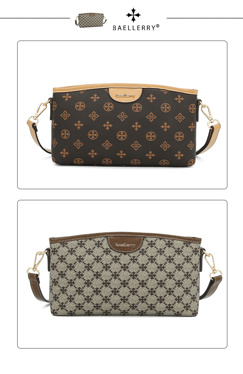 Shoulder Bags for Women. New High-quality Patterned Niche Zipper Crossbody Bag on The Market. Versatile Armpit Bag_voghion.com