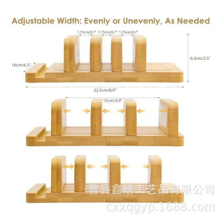 Creativo, simple, bambú, madera, teléfono móvil, tableta, escritorio, madera, estante de almacenamiento ajustable, soporte de computadora de madera de oficina