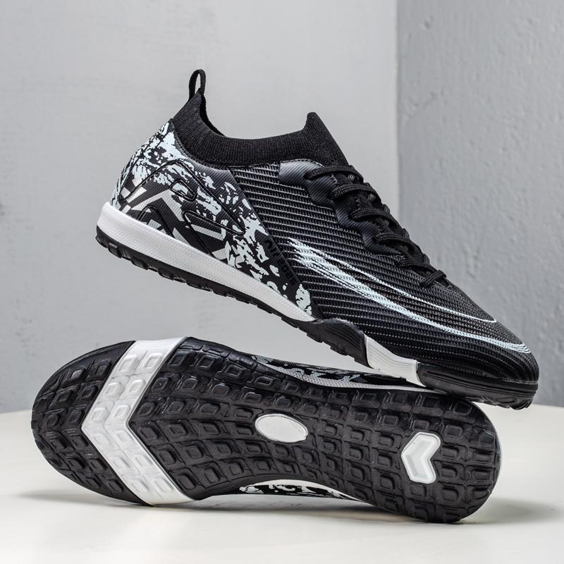 Zapatos de Fútbol con Tacos AG de TPU y TPR Ligeros de Corte Bajo para Pastos Sintéticos y Naturales