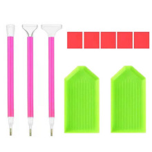 热销5D钻石画工具包配件 点钻笔 胶泥 托盘 钻石画制作材料包