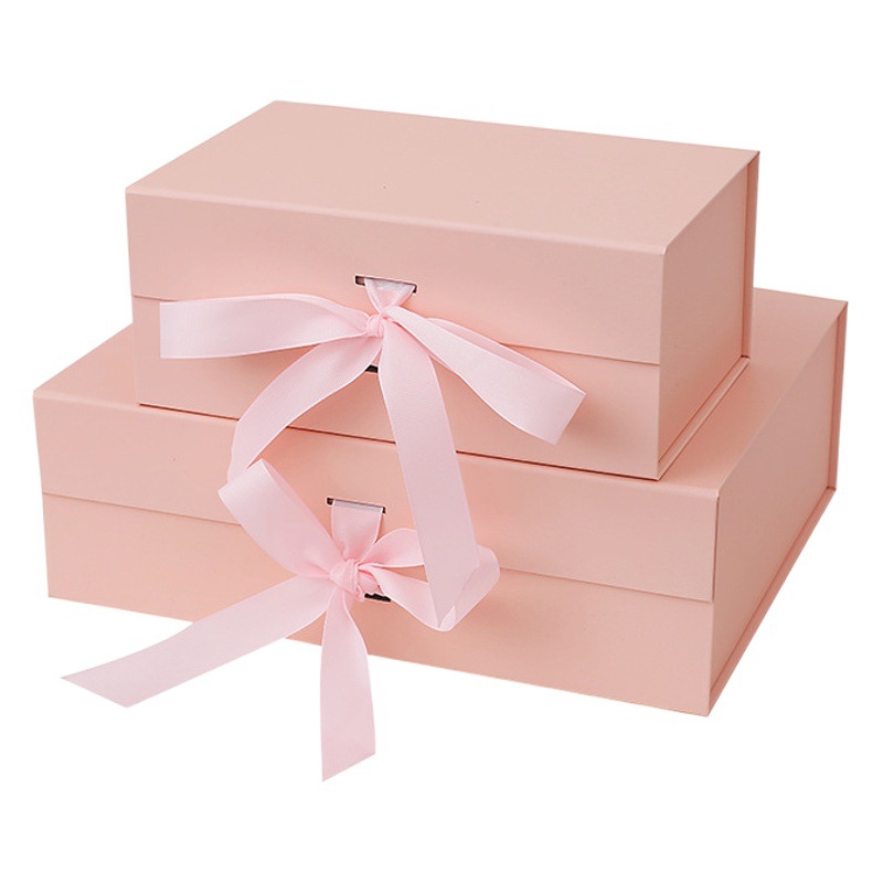 Cinta plegable caja en stock caja de regalo caja vacía al por mayor comercio exterior transfronterizo Flip magnético universal de una sola pieza logotipo personalizado