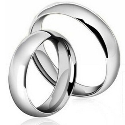 glossy fashionable crooked ring stainless steel for men and women