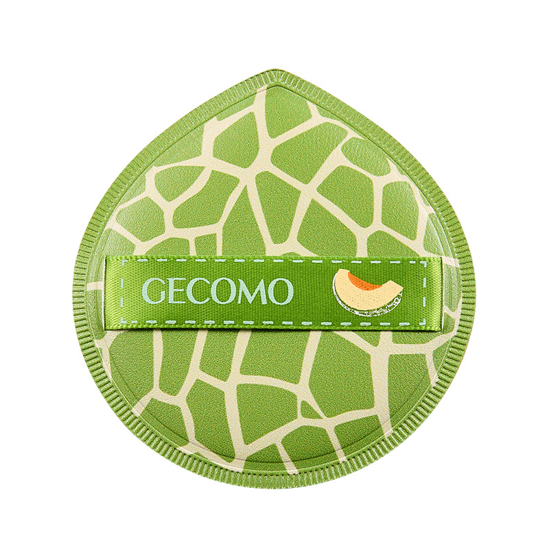 GECOMO polvo de melón polvoriento, no comer polvo, post de ropa, espeso, seco y húmedo, esponja suave, huevo de maquillaje