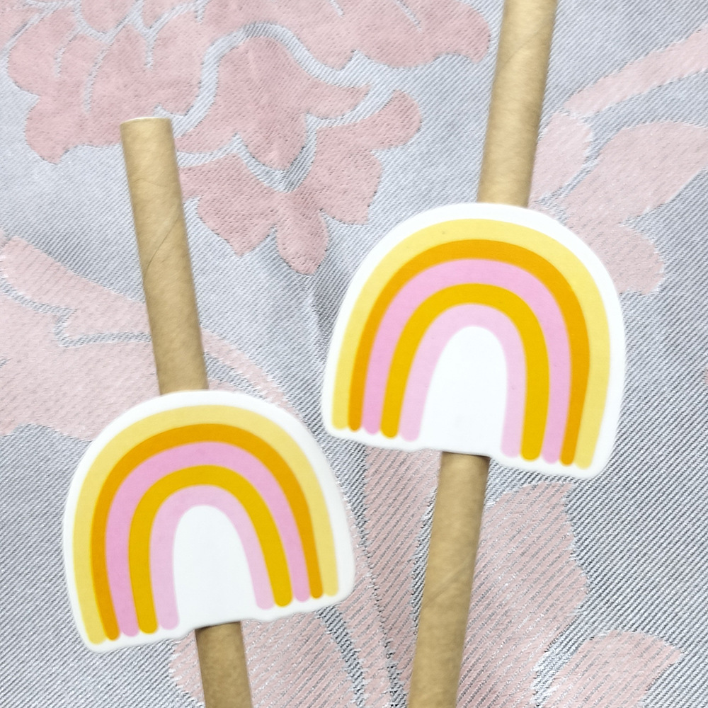 Internet celebridad paja decorativa naranja tarjeta de papel paja desechable degradable paja fiesta postre barra paja