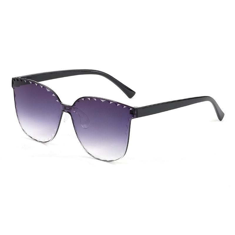 Nueva personalidad de color caramelo sin marco gafas de sol de estrellas fiesta extraña gafas de sol de pentagrama image 26