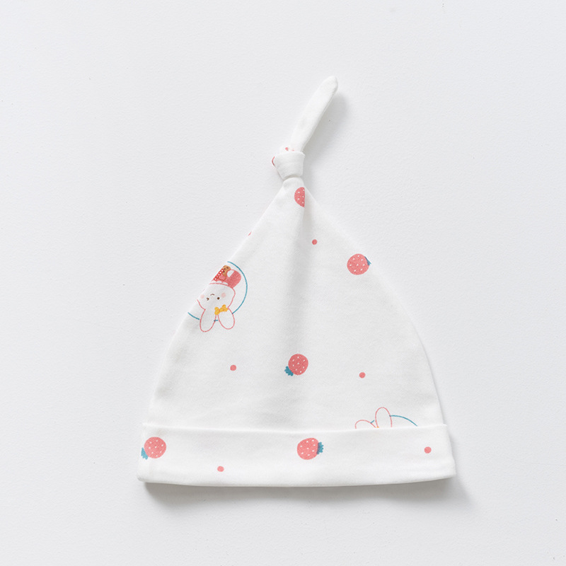 Sombrero del bebé 3MZ005 (conejo rosado de la fresa)