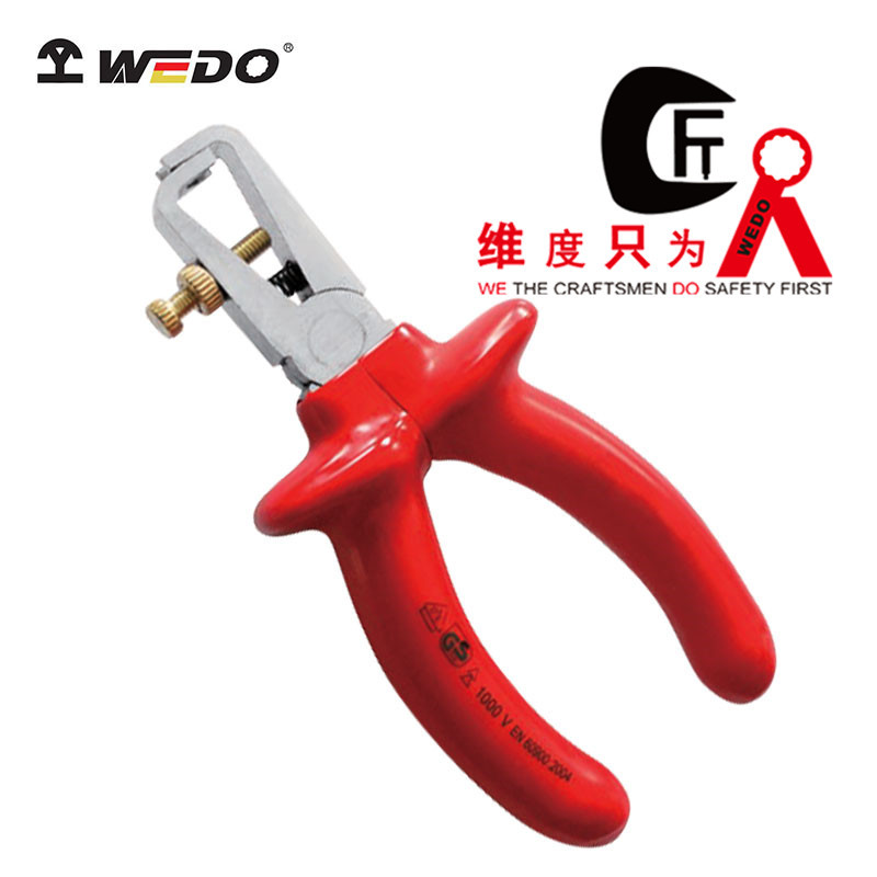 WEDO维度绝缘工具VDE 绝缘浸塑德式剥线钳 IN506A